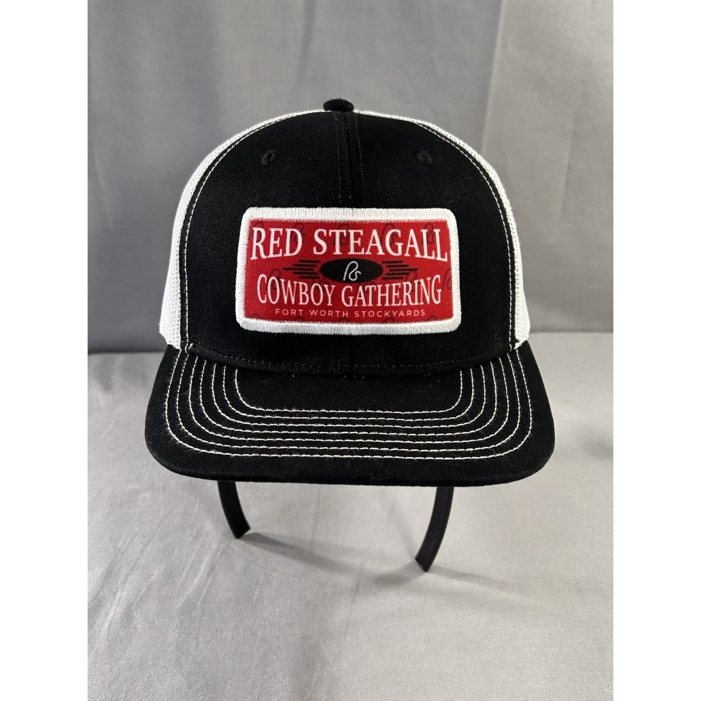 Red Steagall Cowboy Gathering Fort Worth Stockyards Trucker SnapBack Hat